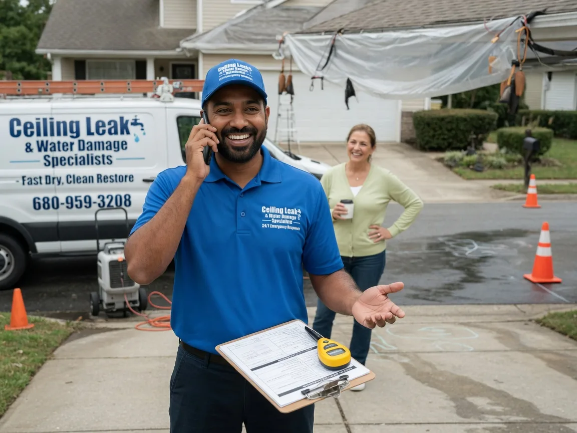 Ceiling Leak Cleanup Turon, KS FAQs